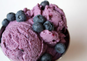 Healthy Blueberry Recipes- Blueberry Gelato
