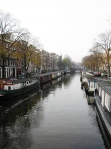 Houseboats in the canals