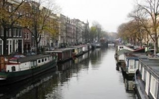 Houseboats in the canals