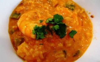 Brazilian shrimp soup