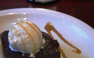 Chocolate Bread Pudding with Clear Caramel