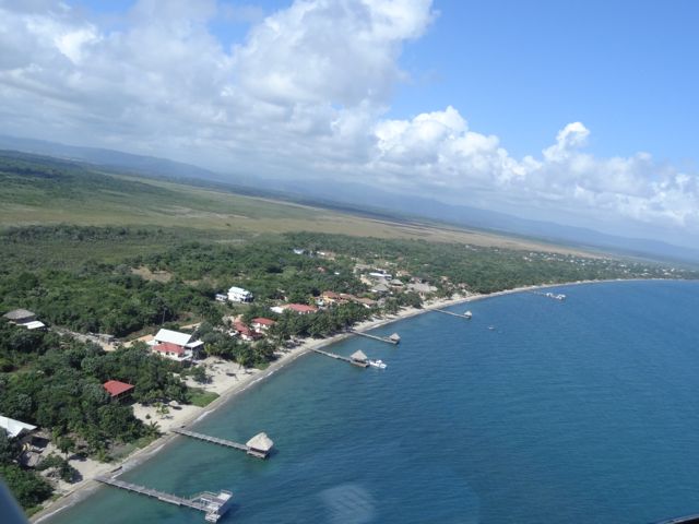 aerial view of Belize City