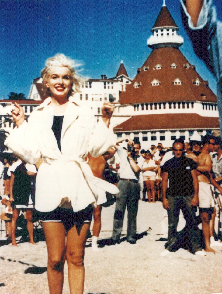 Marilyn Monroe at the Del Coronado