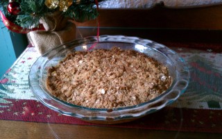12 Days of Christmas – Pear Custard Pie