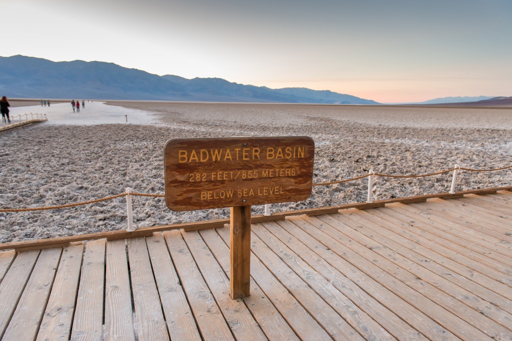 Death Valley Badwater Sign