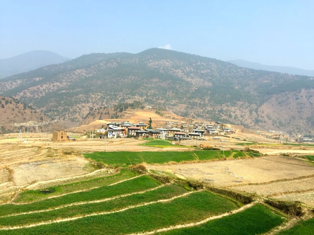 punakha bhutan scenery