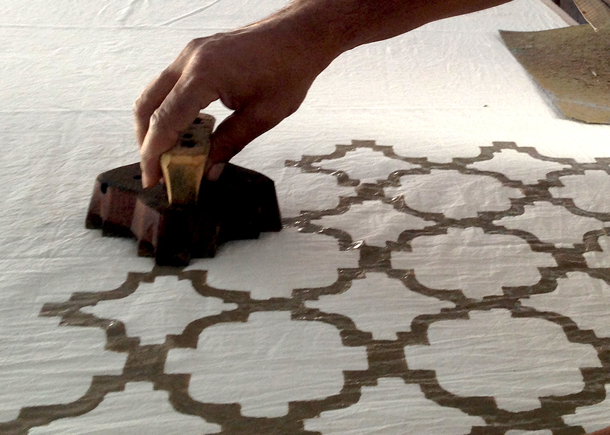 A Wish to Live With Block Printing