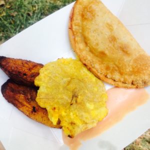 Chazito's Cuban Food truck from Savannah, GA served up some delicious empanadas con pollo, tostones, and maduros