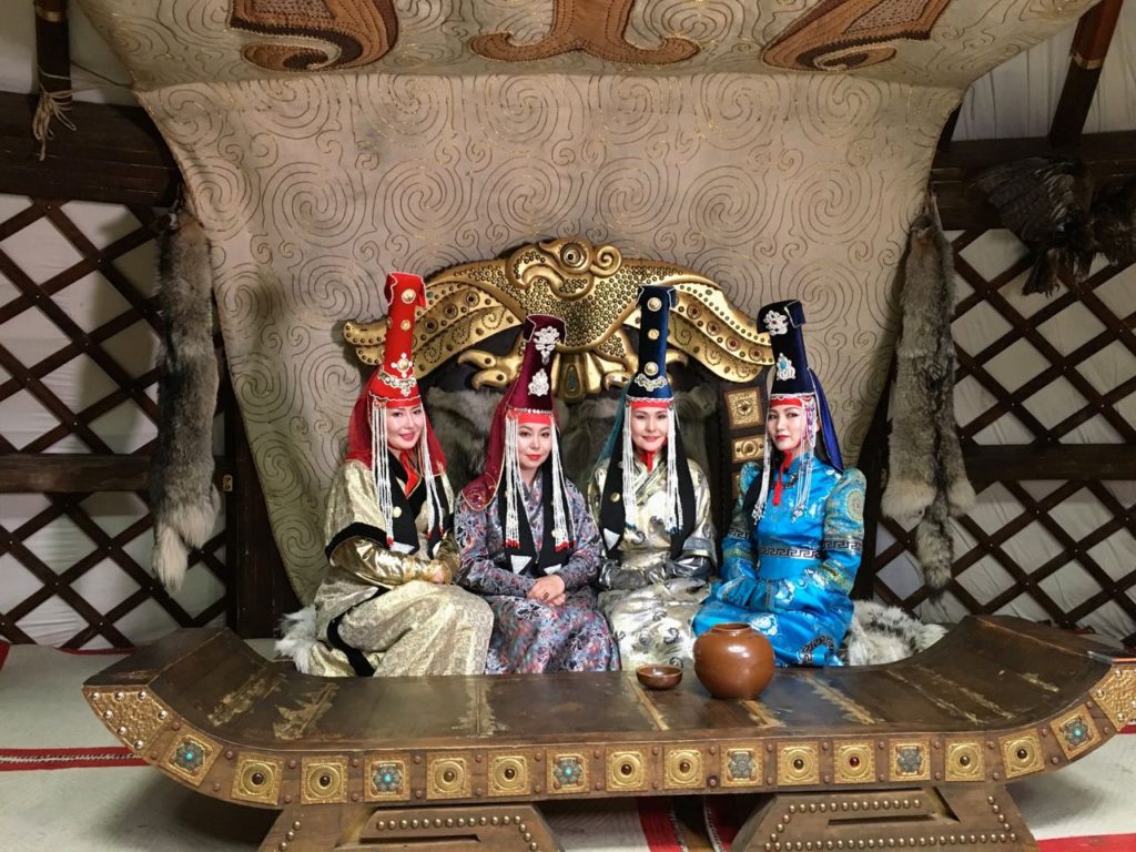 Mongolian women dressed in traditional costumes/ Sucheta Rawal