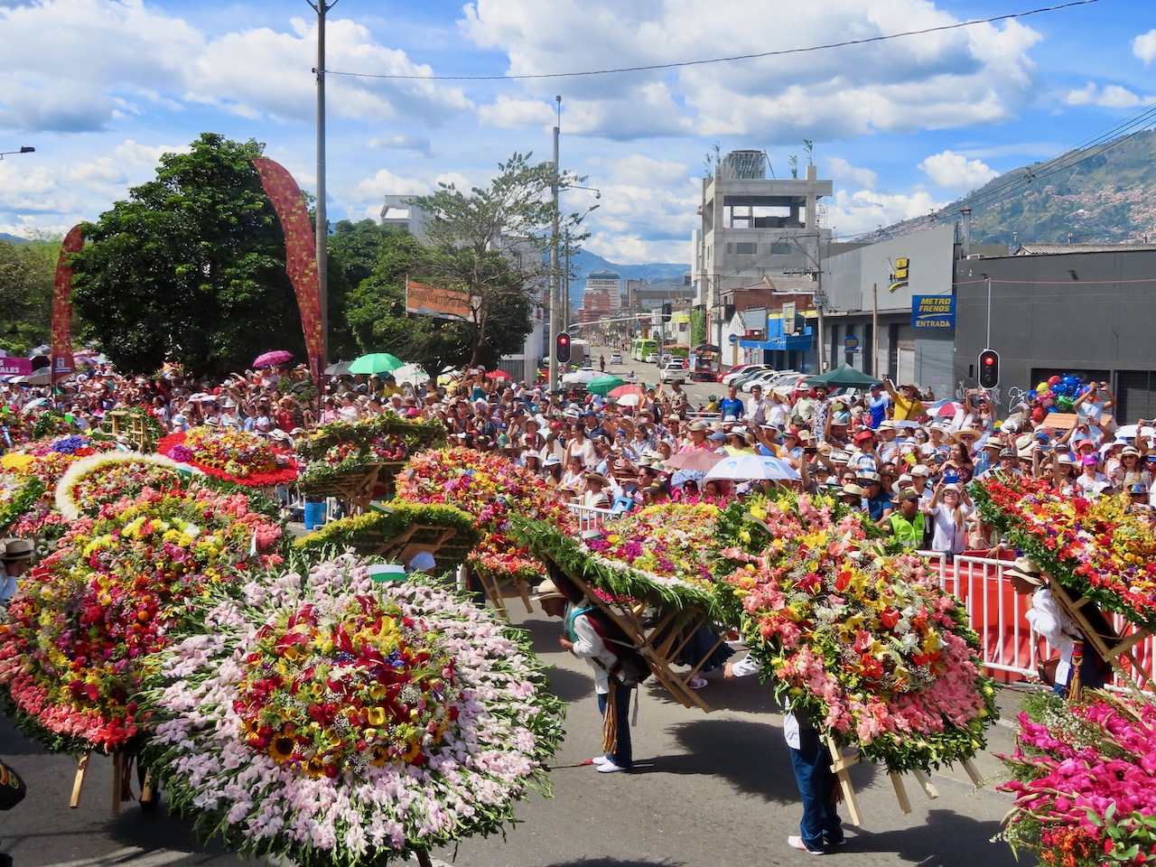 Silleteros at the Colombian Flower Parade