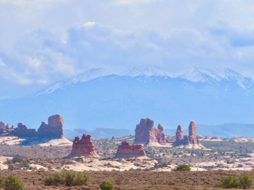 view of Arches National Park
