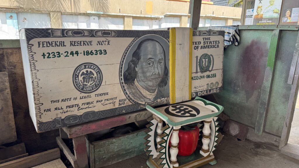 Ghanian caskets showcasing afterlife