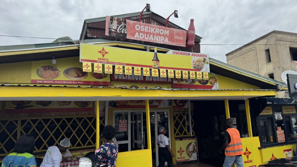 dining in Accra