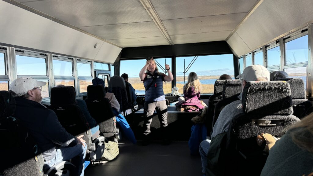 inside the polar rover in Churchill, Photo by Sucheta Rawal