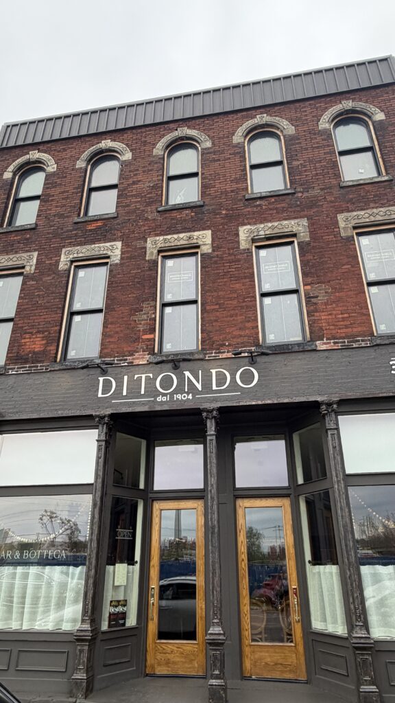 Italian dinner at Ditondo